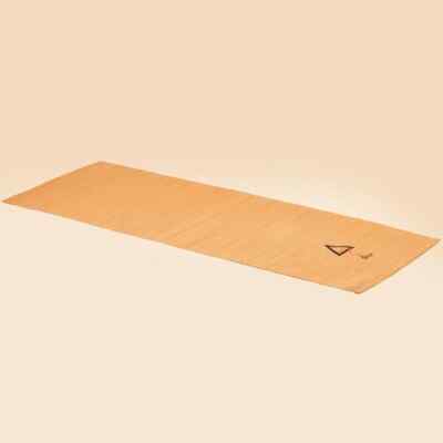 ISHA LIFE 100% Cotton Rug Yoga Mat - Orange. Eco-friendly. Washable. BY SADHGURU
