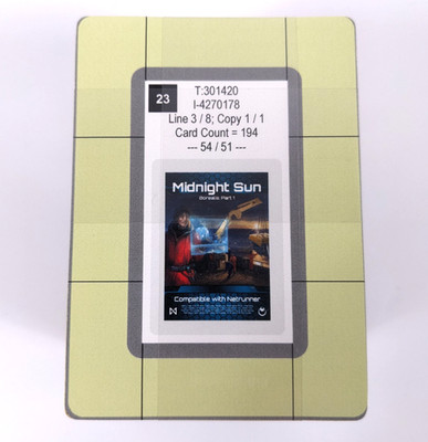 ANDROID NETRUNNER Null Signal Games Nisei MIDNIGHT SUN Expansion Borealis NEW