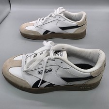 Reebok Club C Grounds White Tan Gum Sneakers Low Top Shoes 30255WW Womens 9