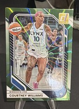 2026 Donruss WNBA Green Laser #50 Courtney Williams /399 Minnesota Lynx