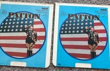   Patton  CED RCA Selectavision Videodisc 2 Discs Set