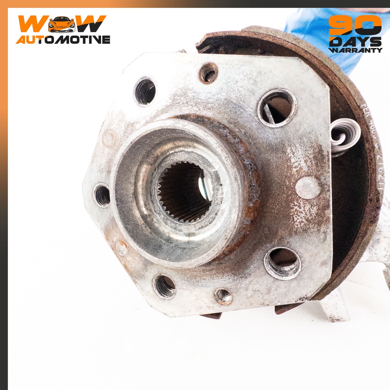 08-19 MASERATI GRANTURISMO S REAR LEFT DRIVER SIDE SPINDLE KNUCKLE HUB OEM