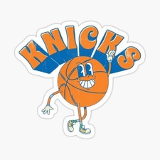 Knicks throwback retro style logo Sticker Decal 4" new york vintage