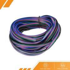 24 Gauge 4 Conductor Electrical Wire Tinned Copper Cable 25FT Stranded Hook-up