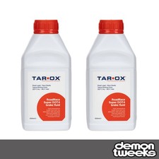 2 x Tarox Road Race DOT 4 Performance Brake Fluid - 500ml Bottle