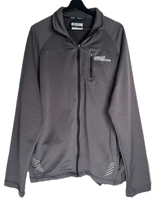 Ecko Function Mens Gray Full Zip Track Jacket Mock Neck Size Large XSC Packable