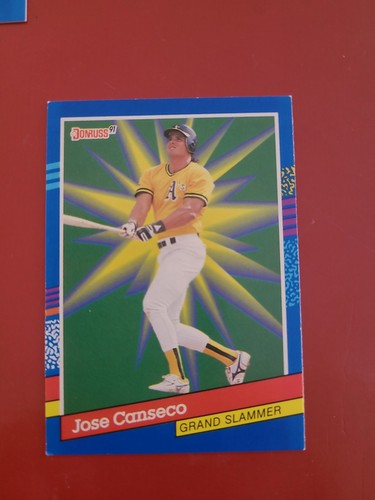 Jose Canseco #4 — 1991 Donruss Grand Slammers baseball card