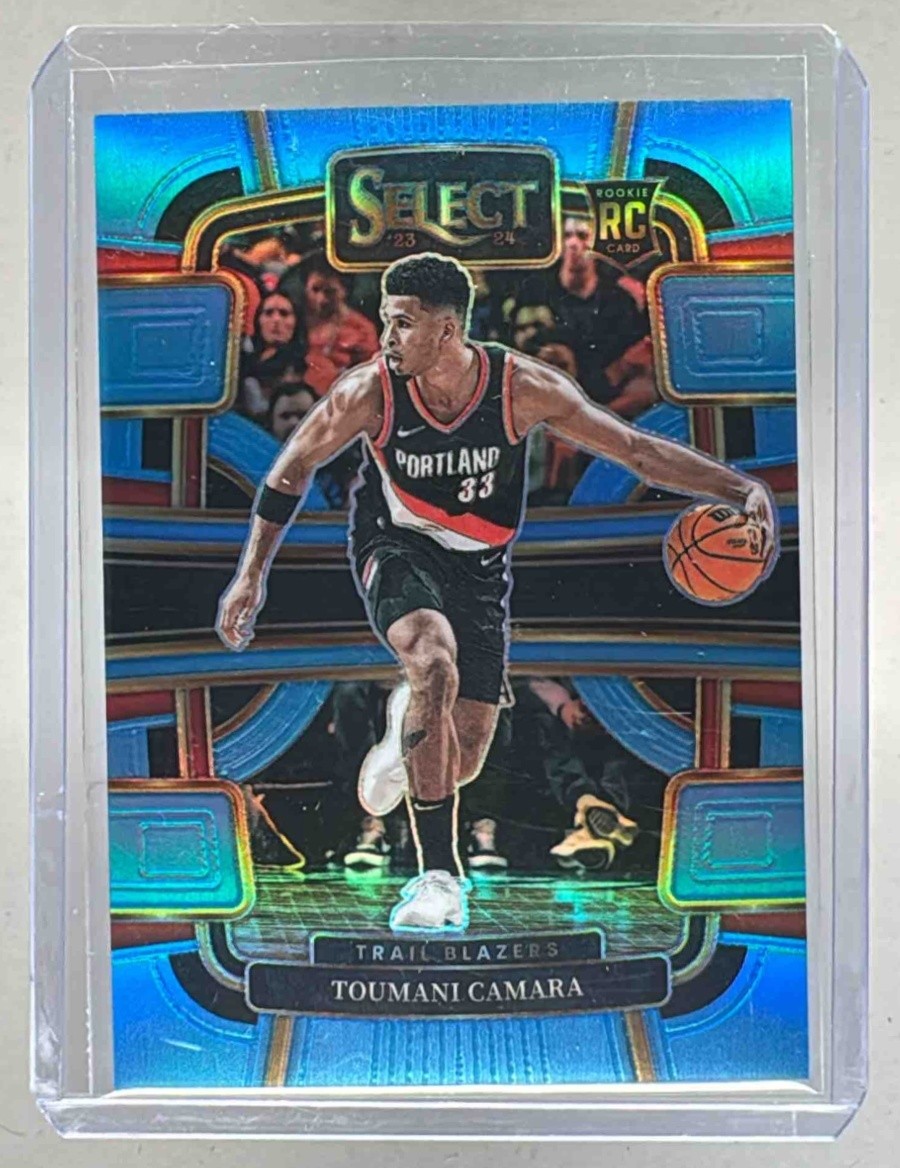 Toumani Camara 2023 Panini Select #81 Light Blue Prizm RC Concourse /299