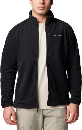 Columbia Men's Sage Peak Full Zip Fleece Comfort Jacket Black M NEW image 2