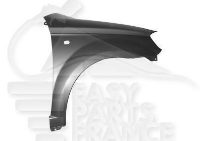 Aile avant-droit Chevrolet Aveo 4 portes 2007 contre la rouille avec logement feu
