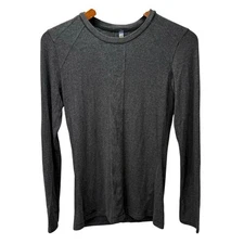 Polo Ralph Lauren Women’s Thermal Top Shirt sz M Gray #H5