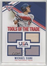 2018 USA Baseball Stars & Stripes Tools of the Trade /299 Mike Siani Michael 0j5