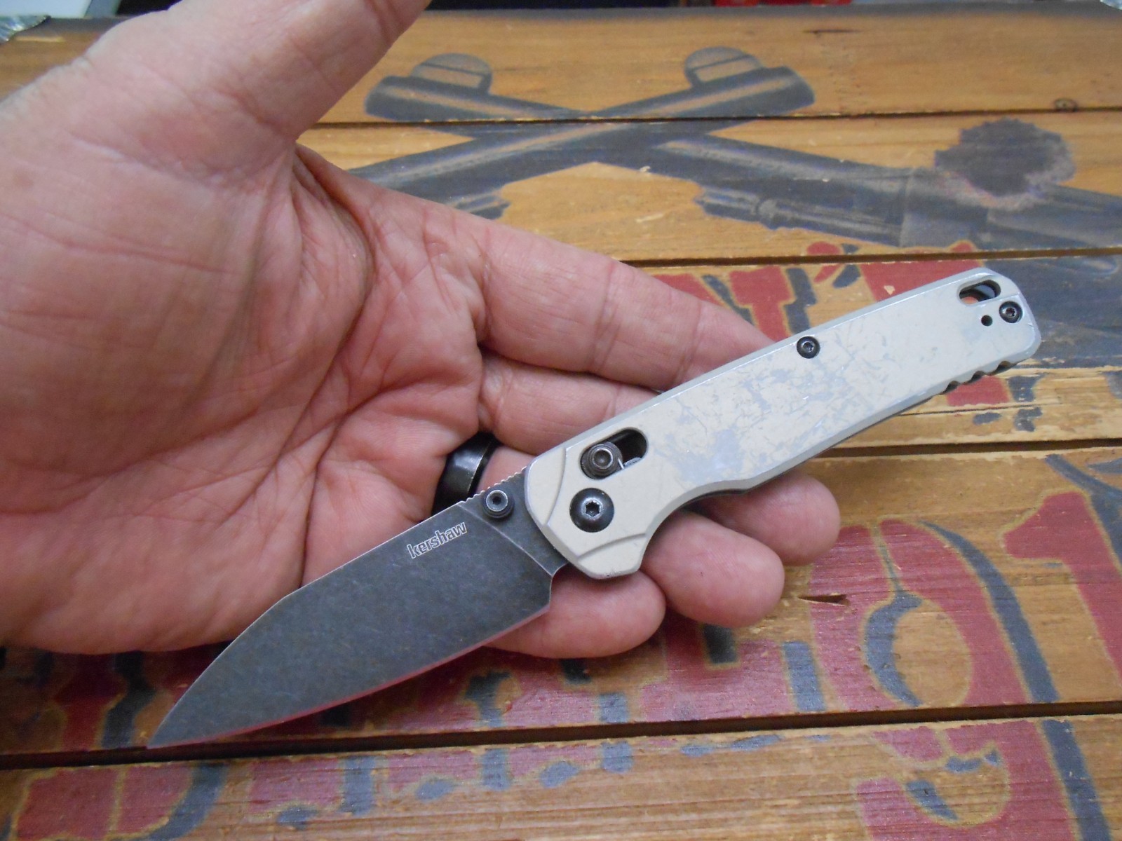 Kershaw Bel Air 6105 Pocket Knife Dura Lock Plain Edge Blade Magnacut USA