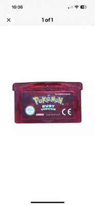 Pokemon: Rubin Version (Nintedo Game Boy Advance, 2003) nur Cartridge keine Kopien 