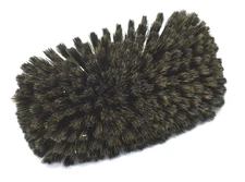 Broom Brush Head Replacement Beige/Black Bristles 14" L x 6" Wide Scrub Tool