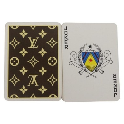 LOUIS VUITTON Monogram Playing Cards LV Auth BA6541 | eBay
