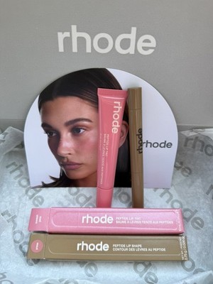 Rhode Set   Peptide Lip Tint Sweet Pea + Lip Shape Press   Neu & Original