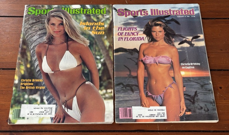 1980 & 1981 Sports Illustrated Swimsuit Editions - Christie Brinkley