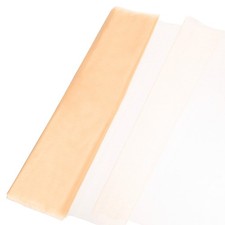 19" by 5.5 Yard Tulle Fabric Backdrop Curtains for Decor Wedding Apricot