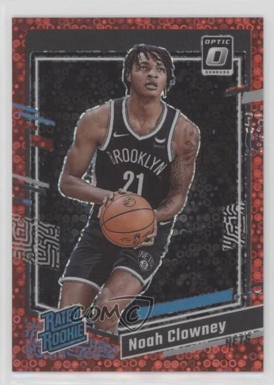 2023 Donruss Optic Rated Rookie Fast Break Red Prizm 71/75 Noah Clowney #205 RC