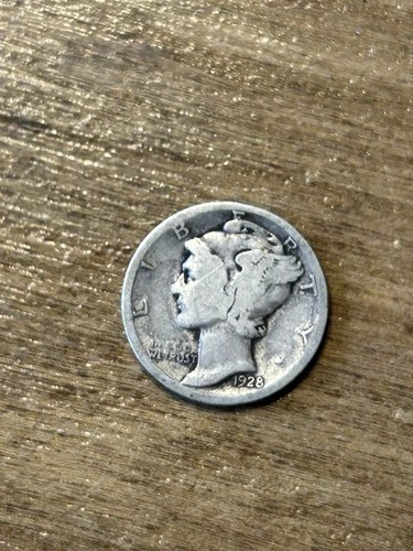 1928D Mercury Dime VG