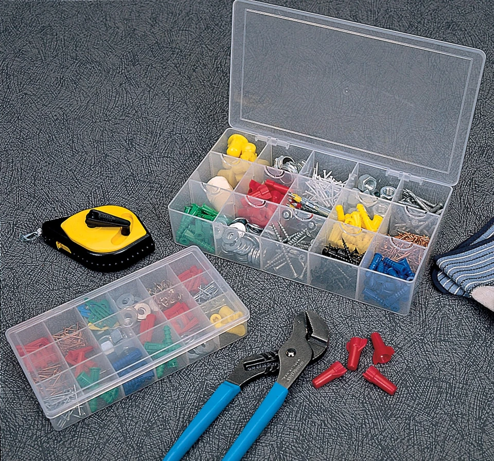 96352A Plastic Portable Parts Storage Box Bundle, Hardware and Crafts Organiz... - Image 2 of 4
