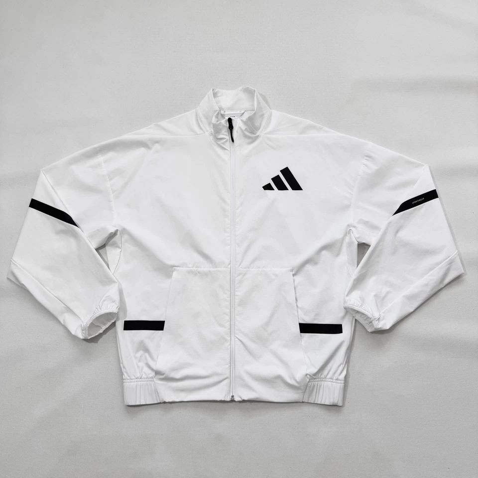 ADIDAS Z.N.E. $180 para hombre nuevas con etiquetas Conjunto de chándal blanco-negro chaqueta joggers pequeño Foto 2 de 4