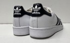 Adidas White/black Solid Athletic Sneakers Women 6.5 — photo 4