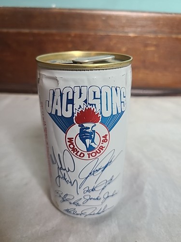Vintage 1984 Jackson 5 Michael Jackson World Tour Pepsi 84 Soda Pop Can Top Open