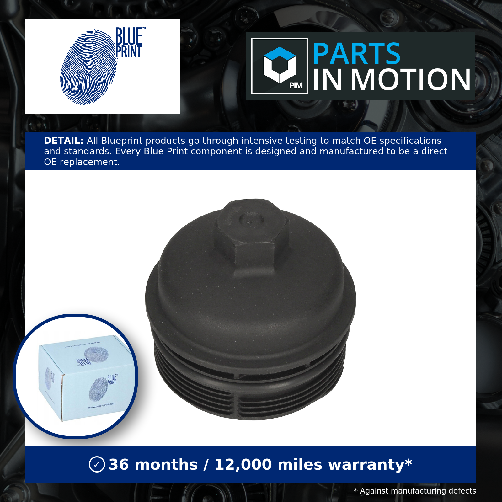CAP OIL FILTER HOUSING ADBP990040 FOR CITROËN C3/AIRCROSS/II/Van/III/ORIGIN 1.5L - Image 3