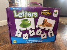 The Learning Journey Match It Letters 20 Puzzle Sets Teaching Letter Spelling