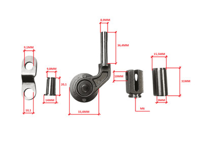 Turbocharger Wastegate Flap Audi / VW / SEAT / SKODA 2.0 WRK-037 06K145722H 2...