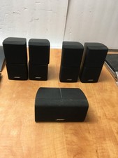 Bose Double Cube Swivel Acoustimass Lifestyle Lot Of 5 Speakers