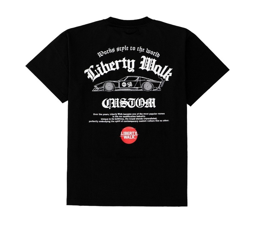 Liberty Walk LB Arch Draft Miura Tee T-shirt Black T375 | eBay