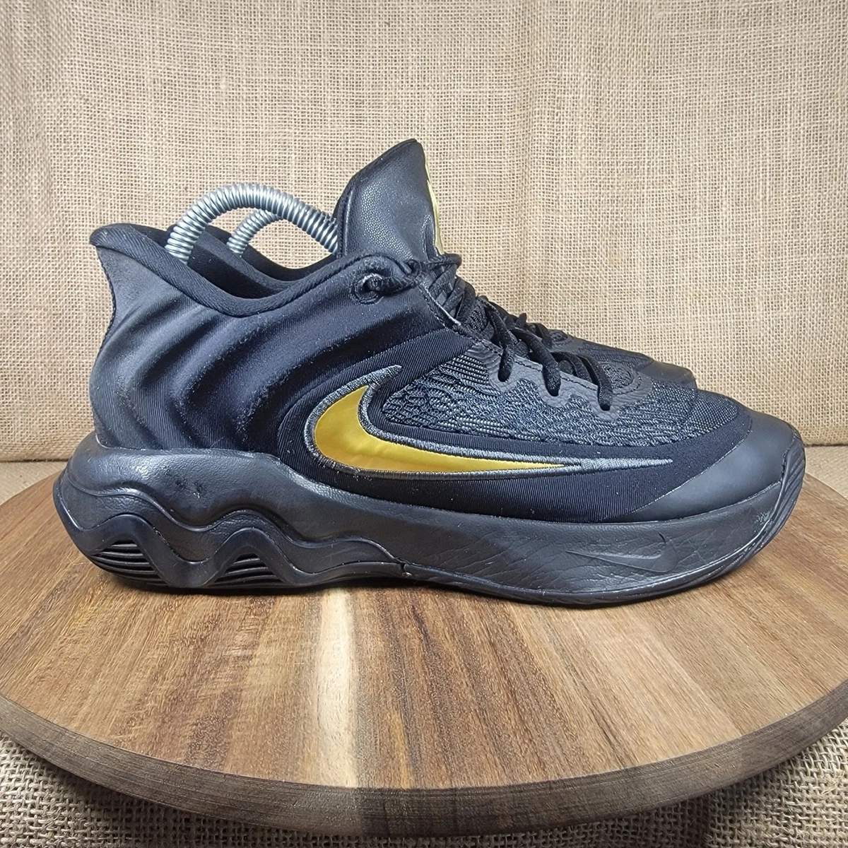 Nike Giannis Immortality 4 Black Metallic Gold for Sale
