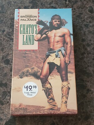 BRAND NEW Chato's Land (VHS; 1990) Charles Bronson RARE Sealed OOP