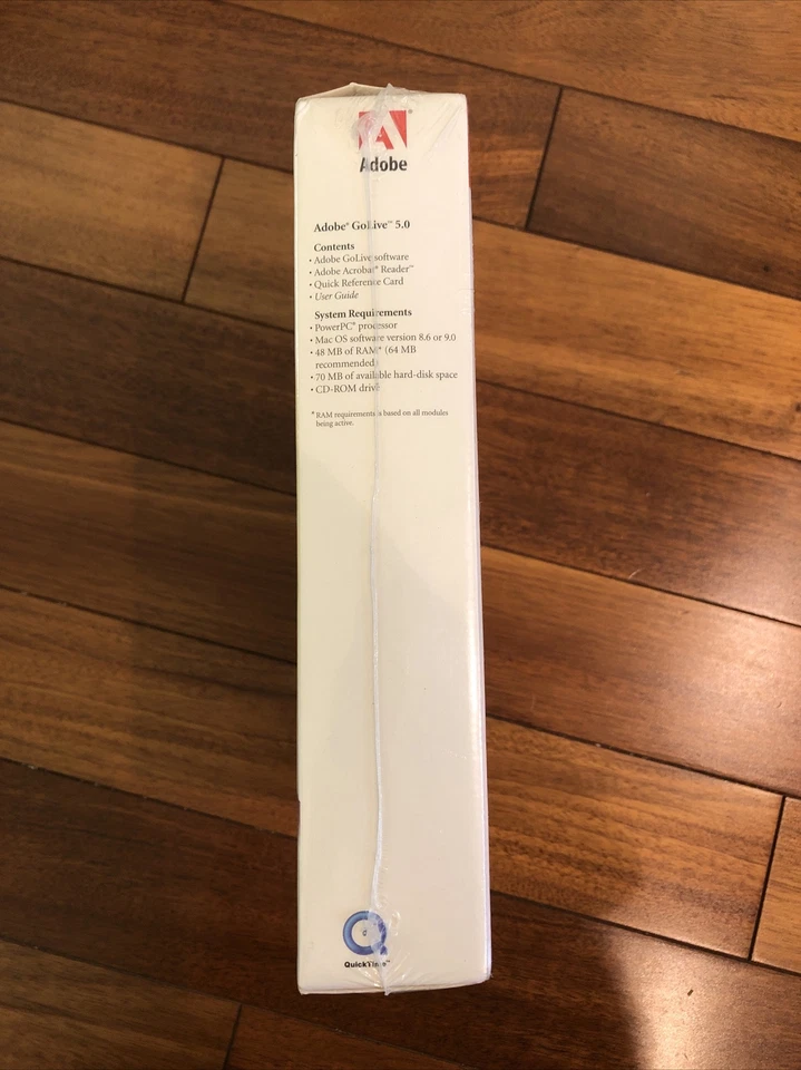 Adobe GoLive 5.0 for Macintosh, Upgrade Version, NEW IN BOX SEALED VINTAGE - Image 2 of 4