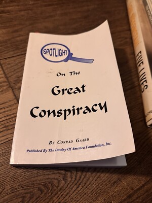 On The Great Conspiracy Conrad Gaard very hard to find reprint 1993 from USA
