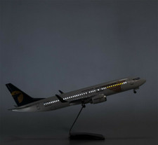 47cm 1:85 JU-1015 Miat Mongolian Boeing 737 Aircraft Resin Airplanes Voice Light