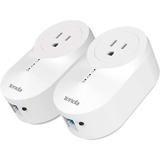 Tenda PH6 AV1000 Gigabit Passthrough Powerline Ethernet Adapter Kit Homeplug AV2