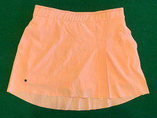 New Womens size LARGE NIKE DRI-FIT UV ACE GOLF SKORT DH2328-800 ARCTIC ORANGE