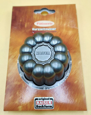 Kurzzeitmesser Kaiser Metall Backform Patisserie Eieruhr Timer manuell Original 