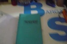 vinyl book cover made in USA 10 X 7.5 Front Cover Says "The Book Rack"