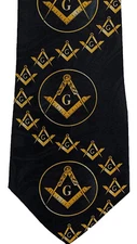 Steven Harris Men's Masonic Necktie Mason Neck Tie Stock 19