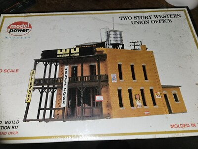 #ad #ad MODEL POWER TWO STORY WESTERN UNION OFFICE NEW $23.56