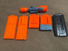 Nerf N Strike and other Nerf Magazines 5 and Nerf Scope