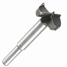 Wood Boring Drill Bit 25mm Forstner Hole Saw Carbide Round Shank Cutting Hinge