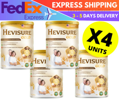 Hevisure Gold Diabetic Milk 400g Plant Based Stabilized Blood Sugar ( X 4 ) FAST