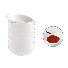 12 PCS Ceramic Painting Color Palette, Empty Watercolor Painting Dish, Porcel...