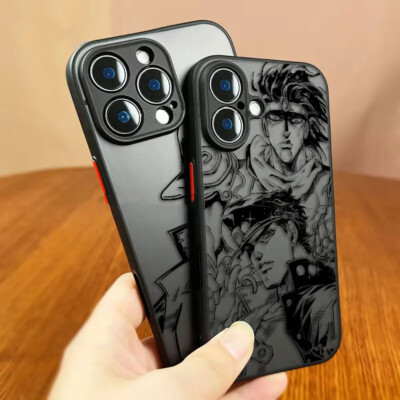 Anime JoJos Bizarre Case For iPhone 16e 15 14 13 12 11 Pro Max